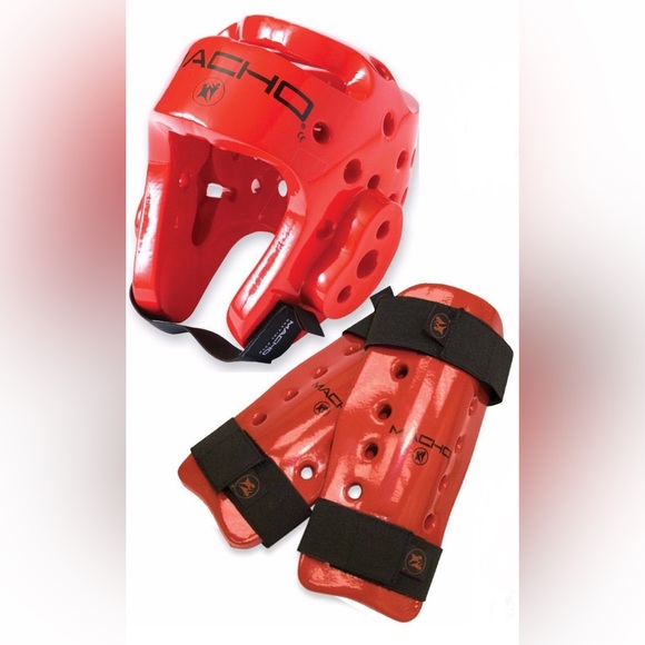 Macho Dyna Martial Arts MMA Taekwando Boxing Sparring Protective Gear Head Set - Picture 1 of 5